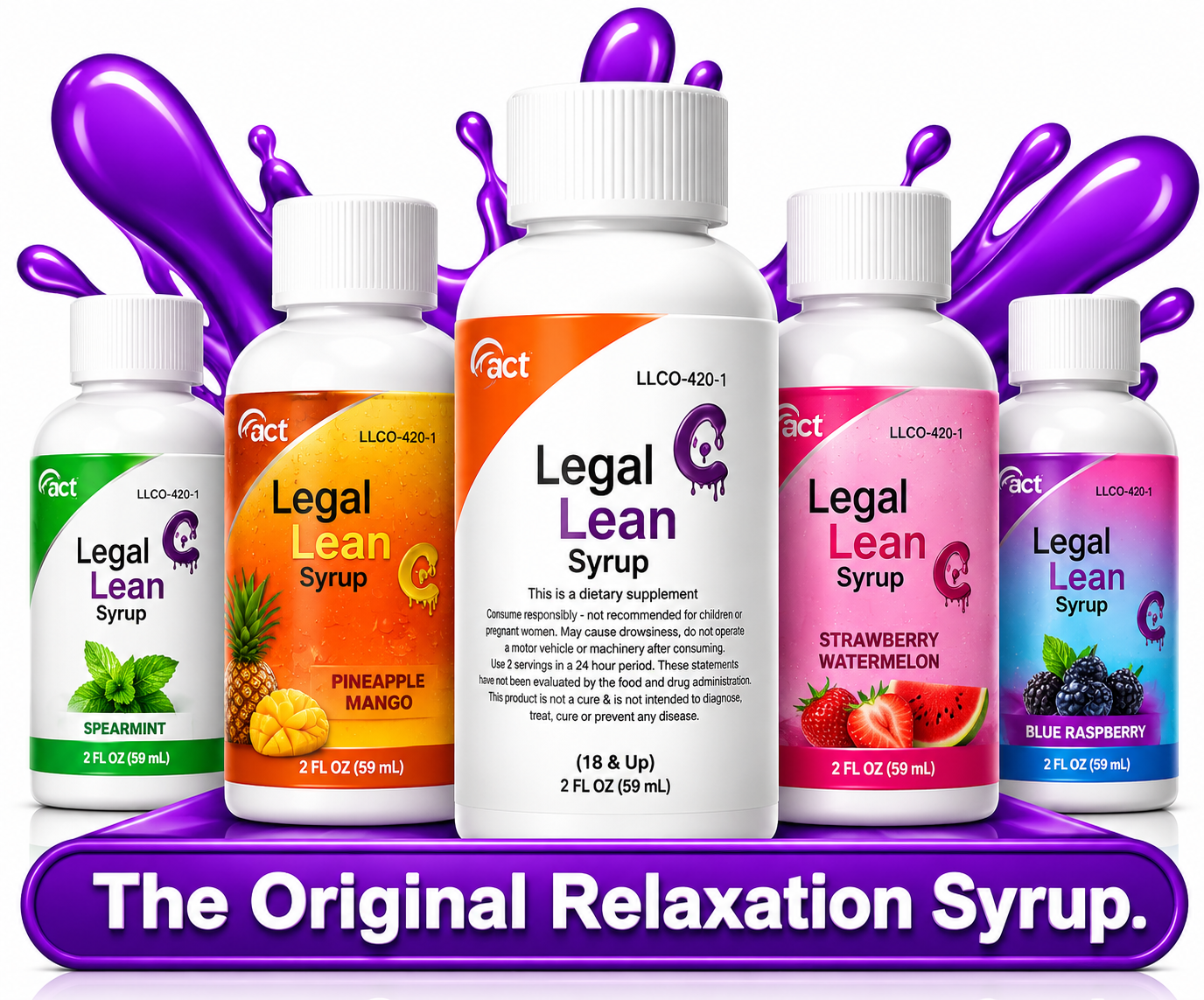 Buy Legal Lean Syrup-Blue Raspberry